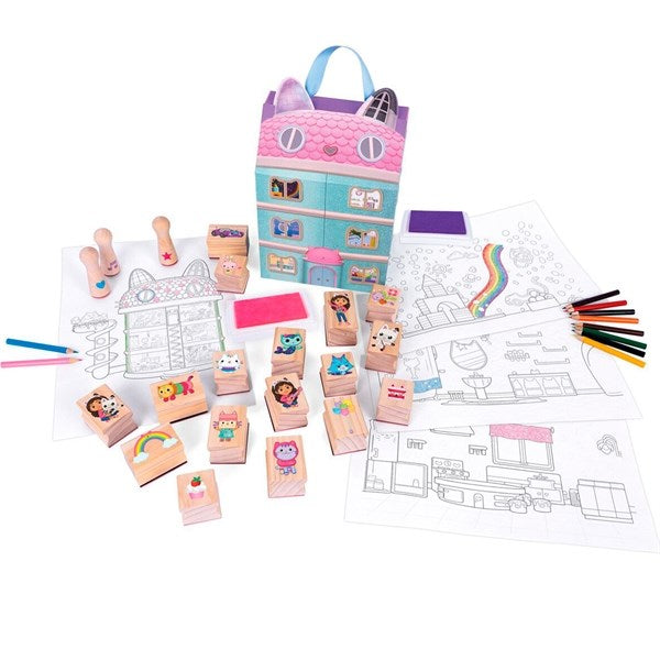 Gabby's Dollhouse - Stamp Set with Drawers