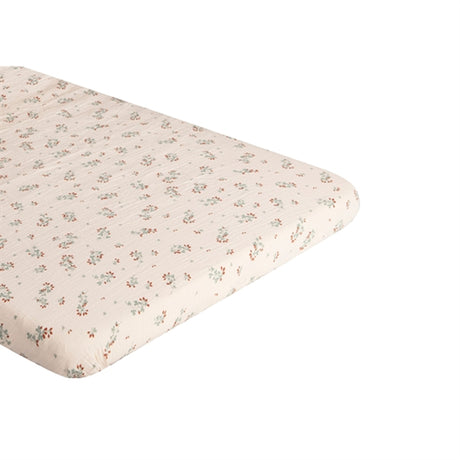 Garbo&Friends Muslin Fitted Sheet Clover 90x200 cm