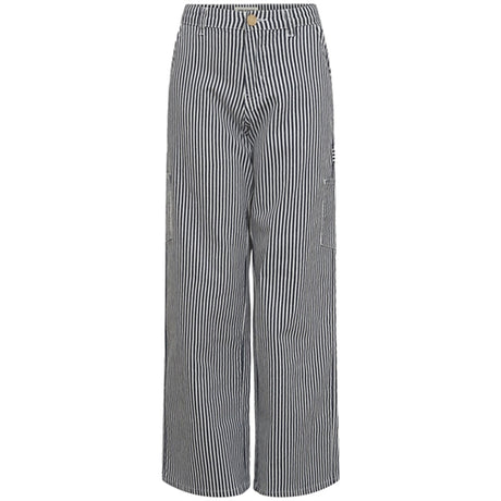 Sofie Schnoor Dark Blue Striped Pants