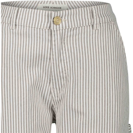 Sofie Schnoor Light Brown Striped Pants 2
