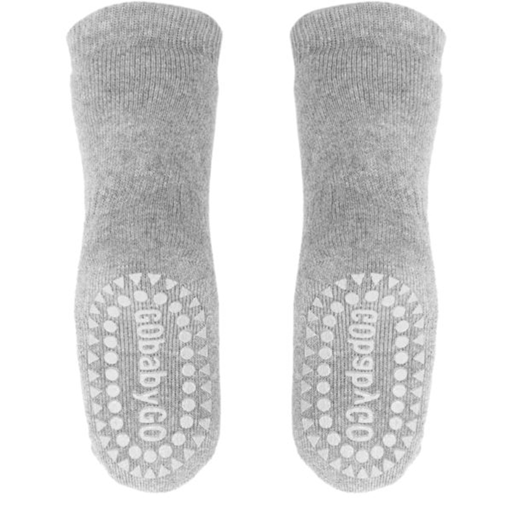 GObabyGO Non-slip Socks (grey melange)