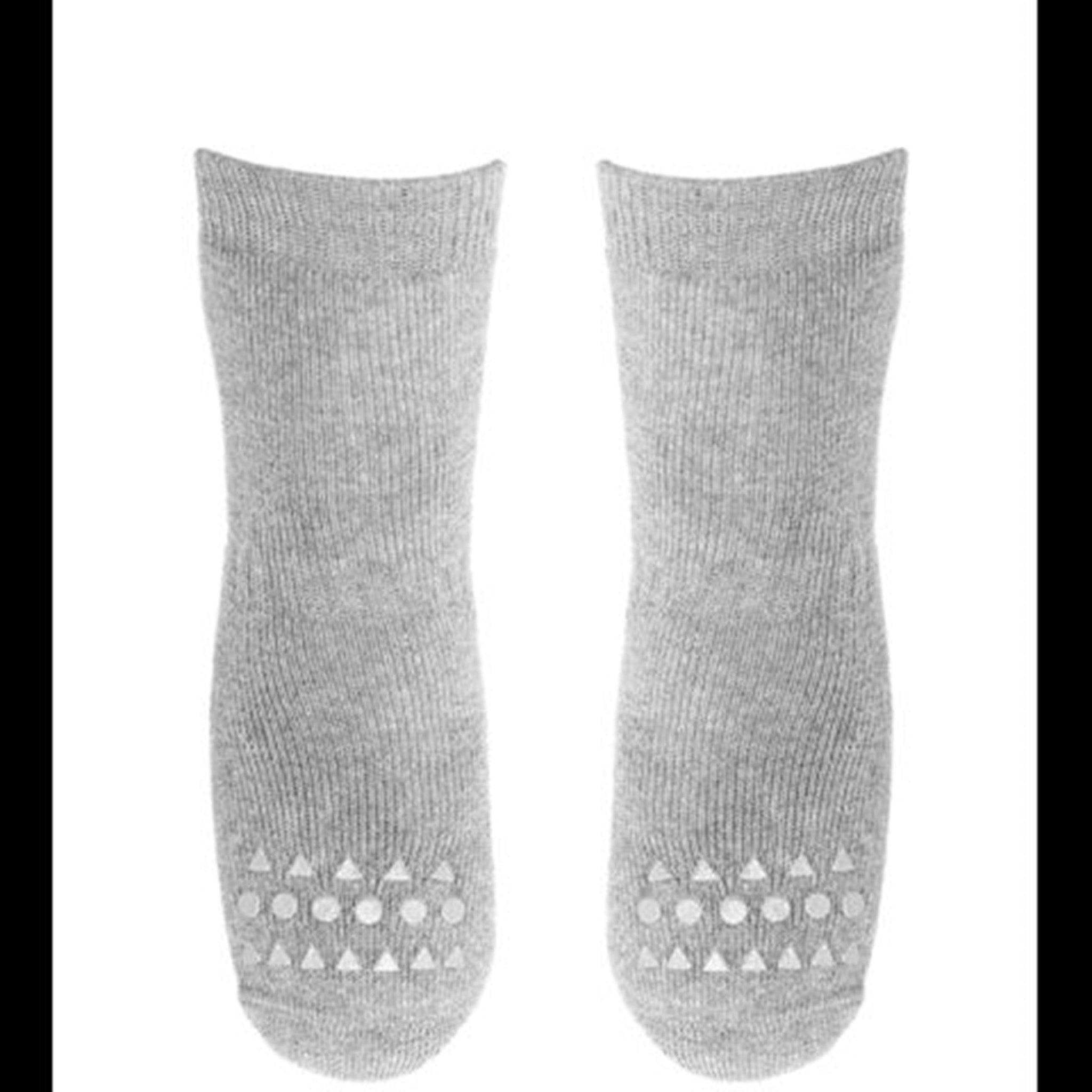 GObabyGO Non-slip Socks (grey melange) 2