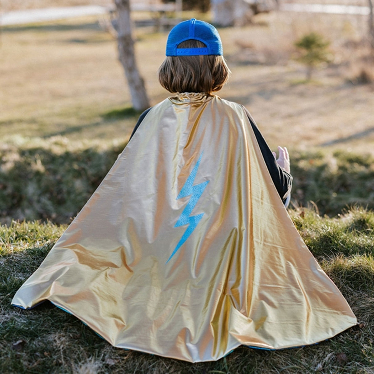 Great Pretenders Blue Lightning Holographic Cape