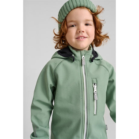 Reima Softshell Jacket Vantti Green Clay 2