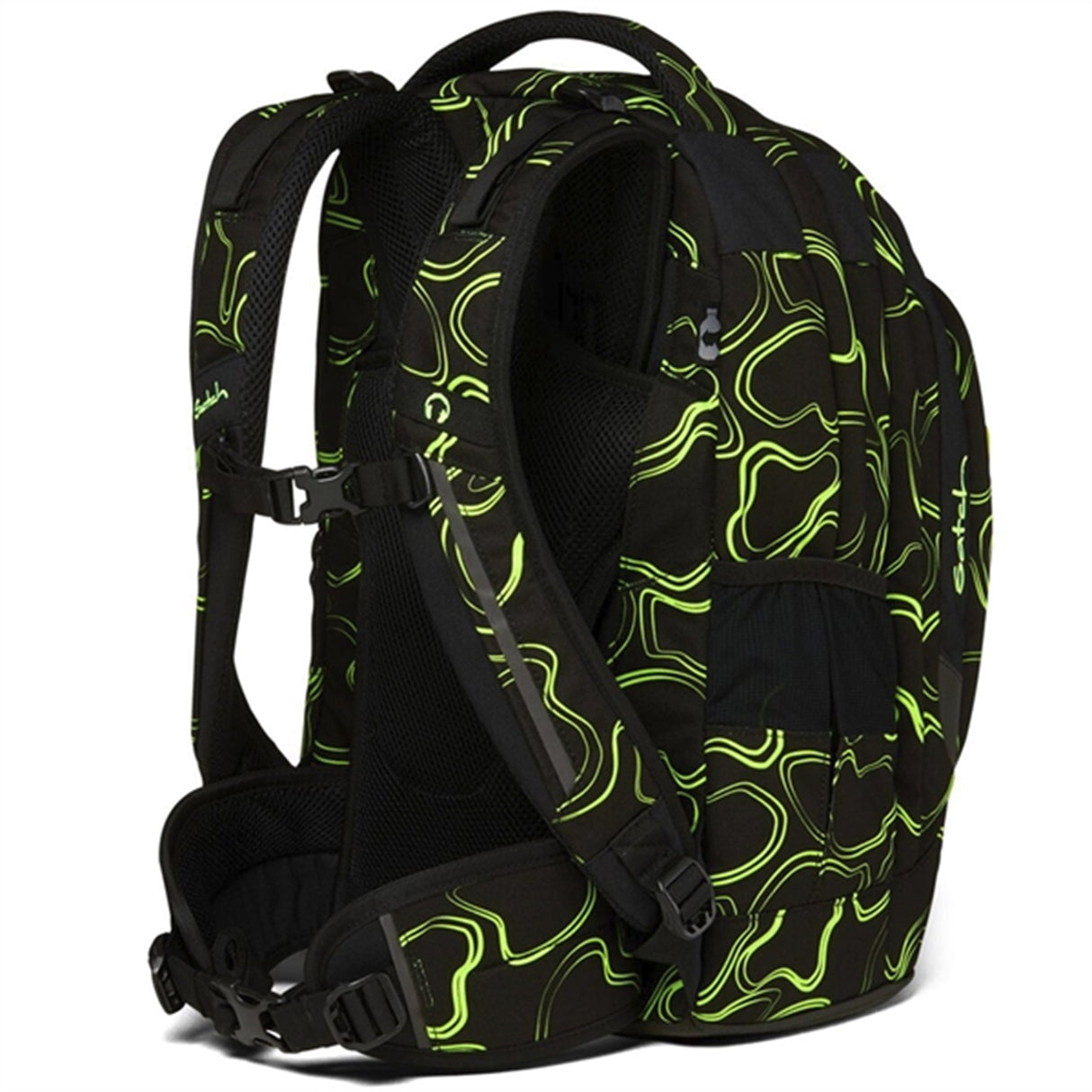 Satch Pack Skoletaske Green Supreme