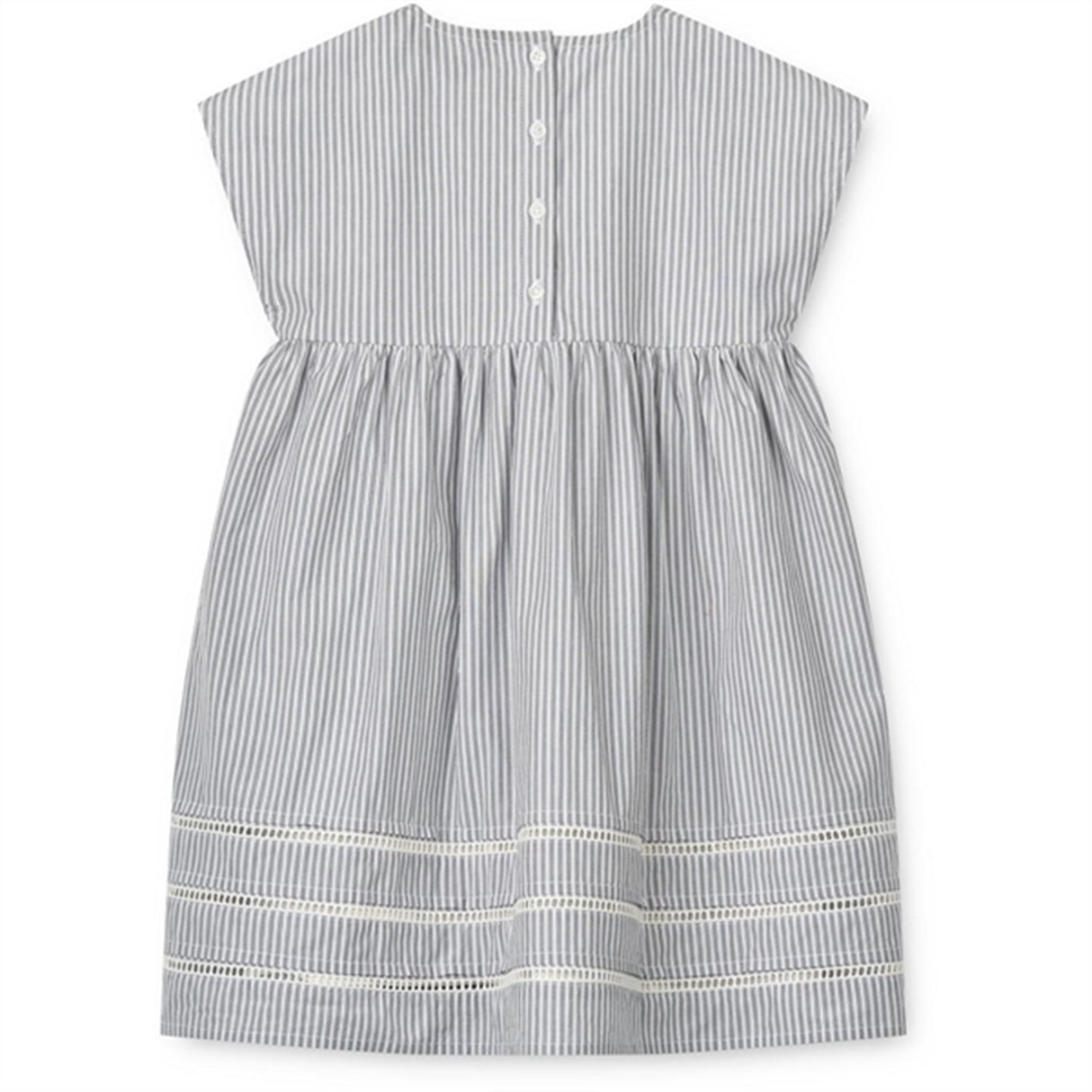 Liewood Y/D Stripe Crisp White/Whale Blue Gudrun Stripe Dress 2