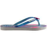 Havaianas Kids Sandals Slim Glitter Trendy White/BlueWater 2