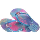 Havaianas Kids Sandals Slim Glitter Trendy White/BlueWater 4