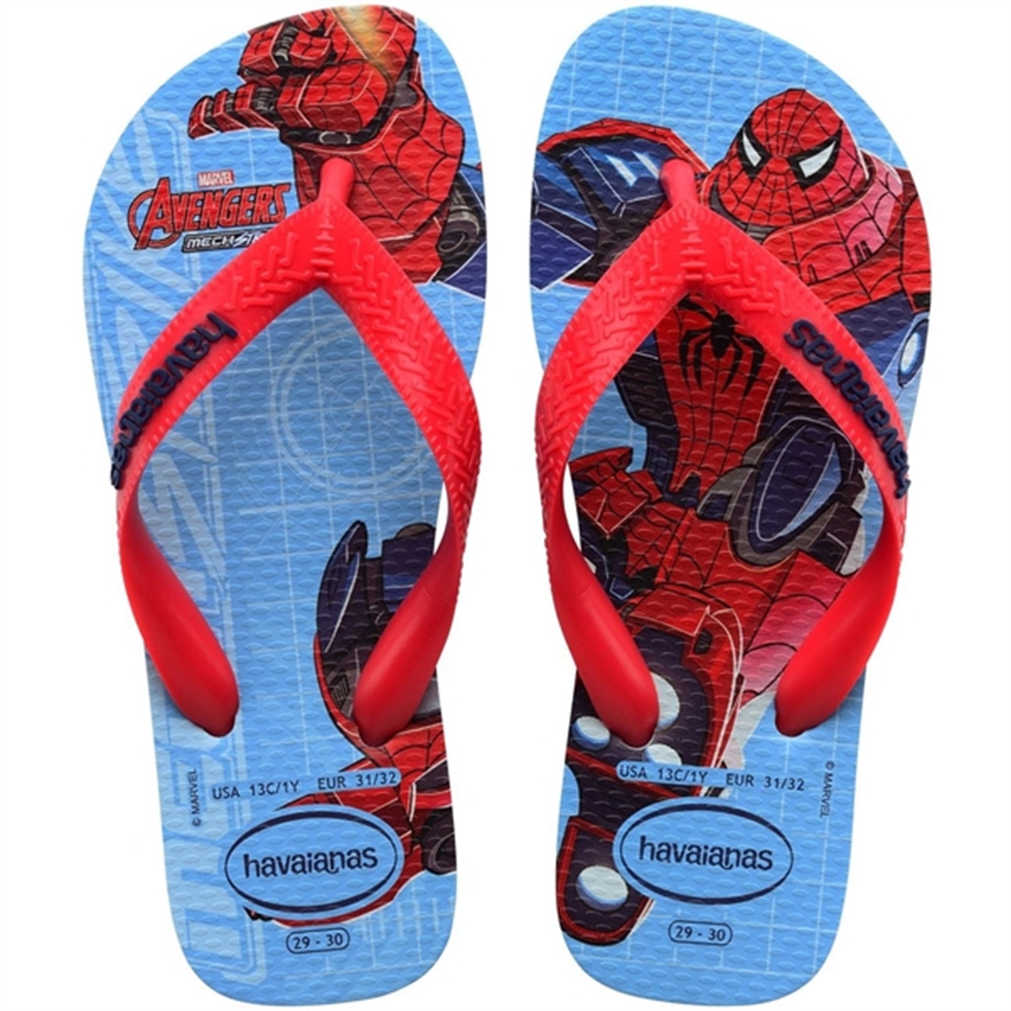 Havaianas Kids Sandals Top Marvel II Blue Water