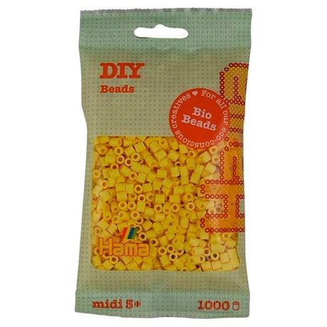 HAMA BIO Midi Beads 1000 pcs Light Yellow