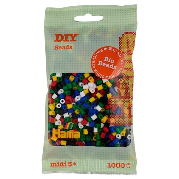 HAMA BIO Midi Beads 1000 pcs Mix 198