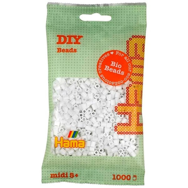 HAMA BIO Midi Beads 1000 pcs White