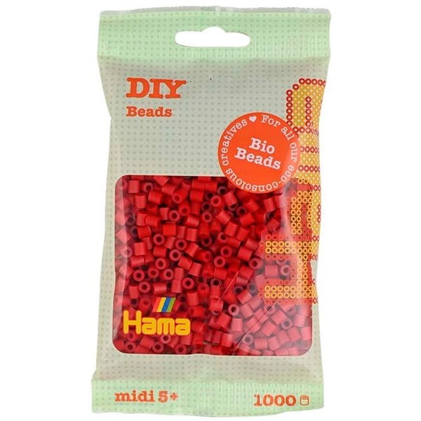 HAMA BIO Midi Beads 1000 pcs Dark Red