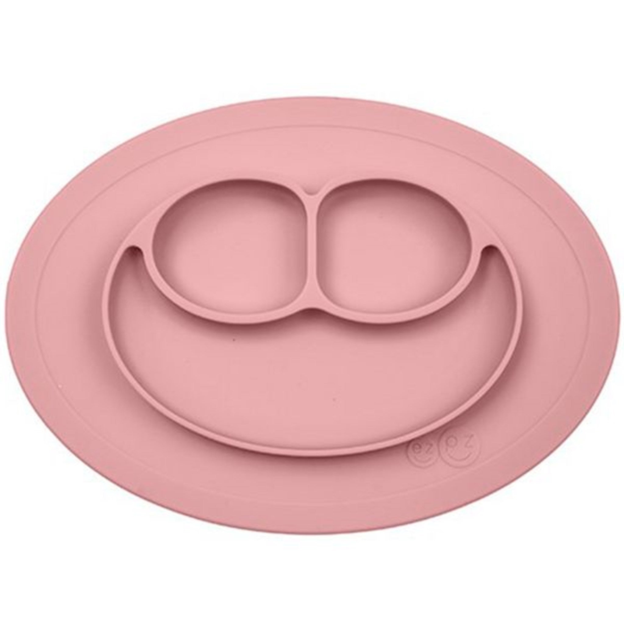 EZPZ Happy Mini Mat Placemat + Plate in One Rose