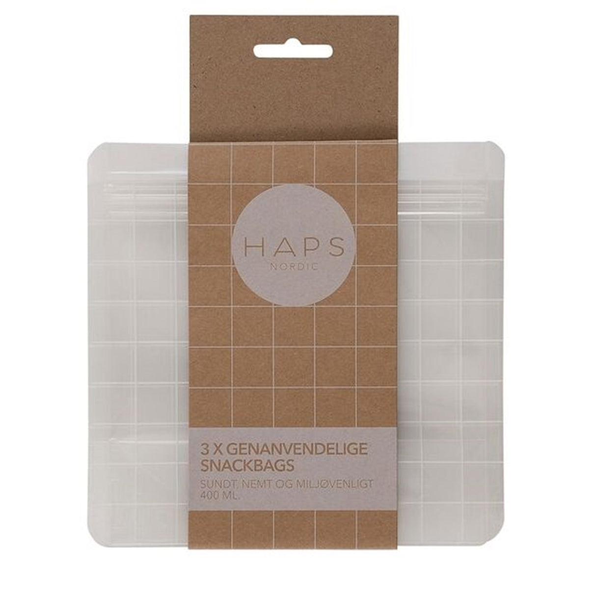 Haps Nordic Snackbags 400 ml