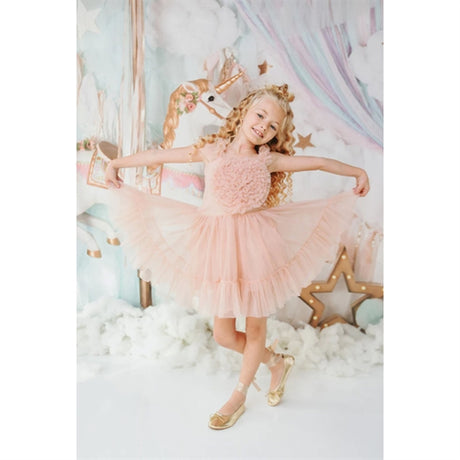 Dolly by Le Petit Heart Dress Lace Up Ballet Pink 2