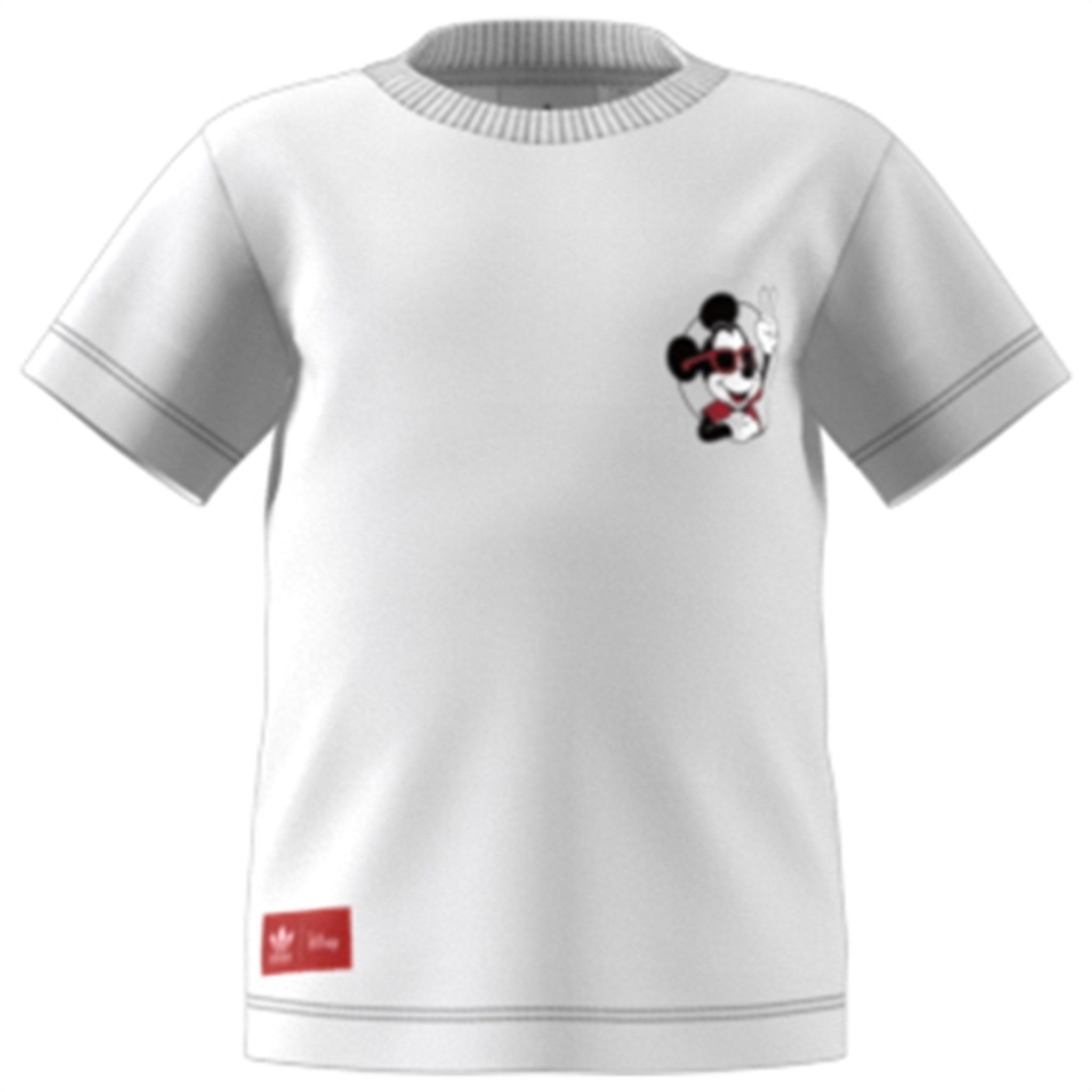 adidas White T-shirt Mickey