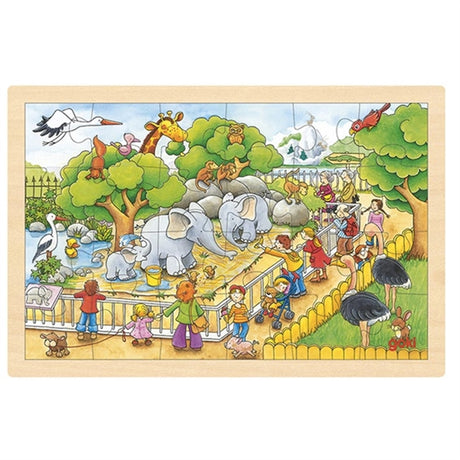 Goki Puzzle - Visit At The Zoo