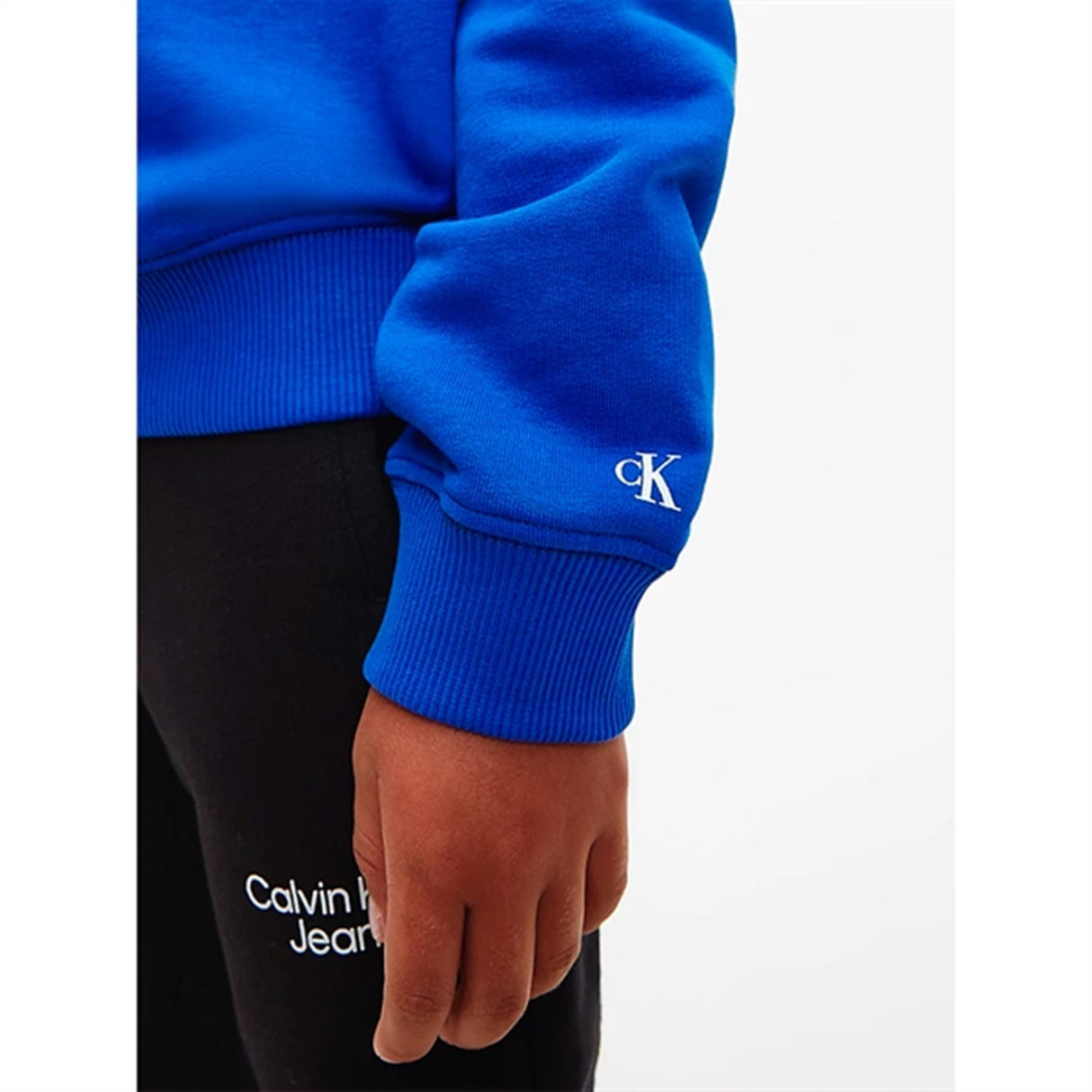 Calvin Klein Stack Logo Hoodie Ultra Blue 3