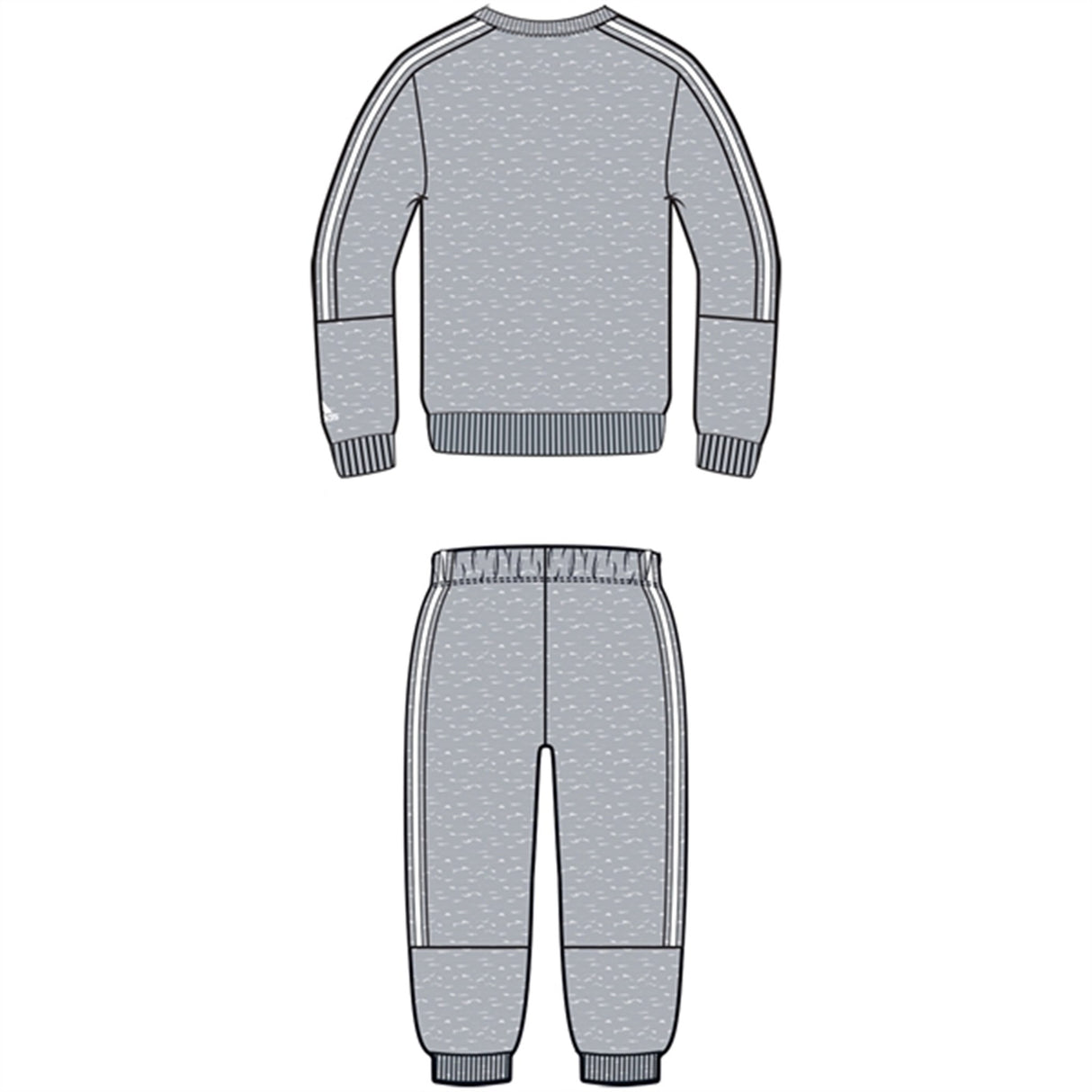 adidas Light Grey Heather Sweat Set 2