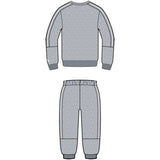 adidas Light Grey Heather Sweat Set 2