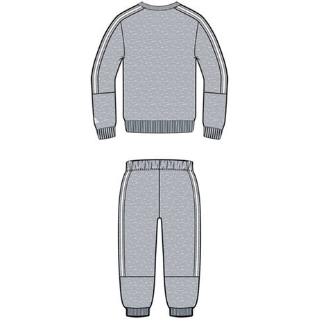 adidas Light Grey Heather Sweat Set 2