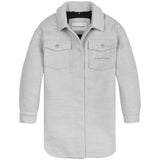 Calvin Klein Overshirt Jacket Light Grey Heather