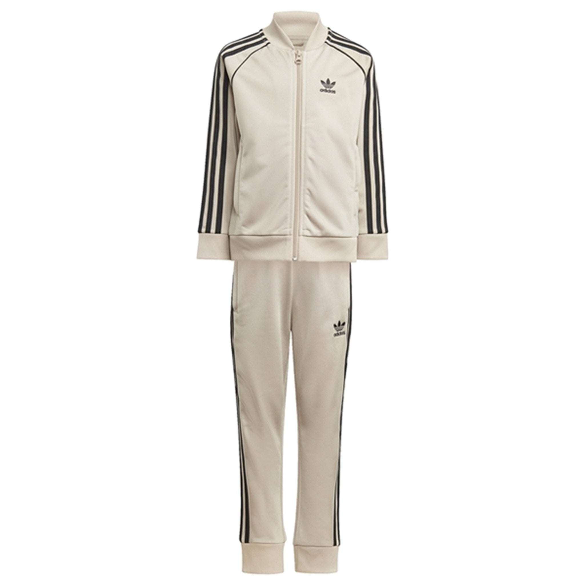 Adidas tracksuit beige on sale