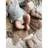 Lalaby Changing Mat Beige Gingham 6