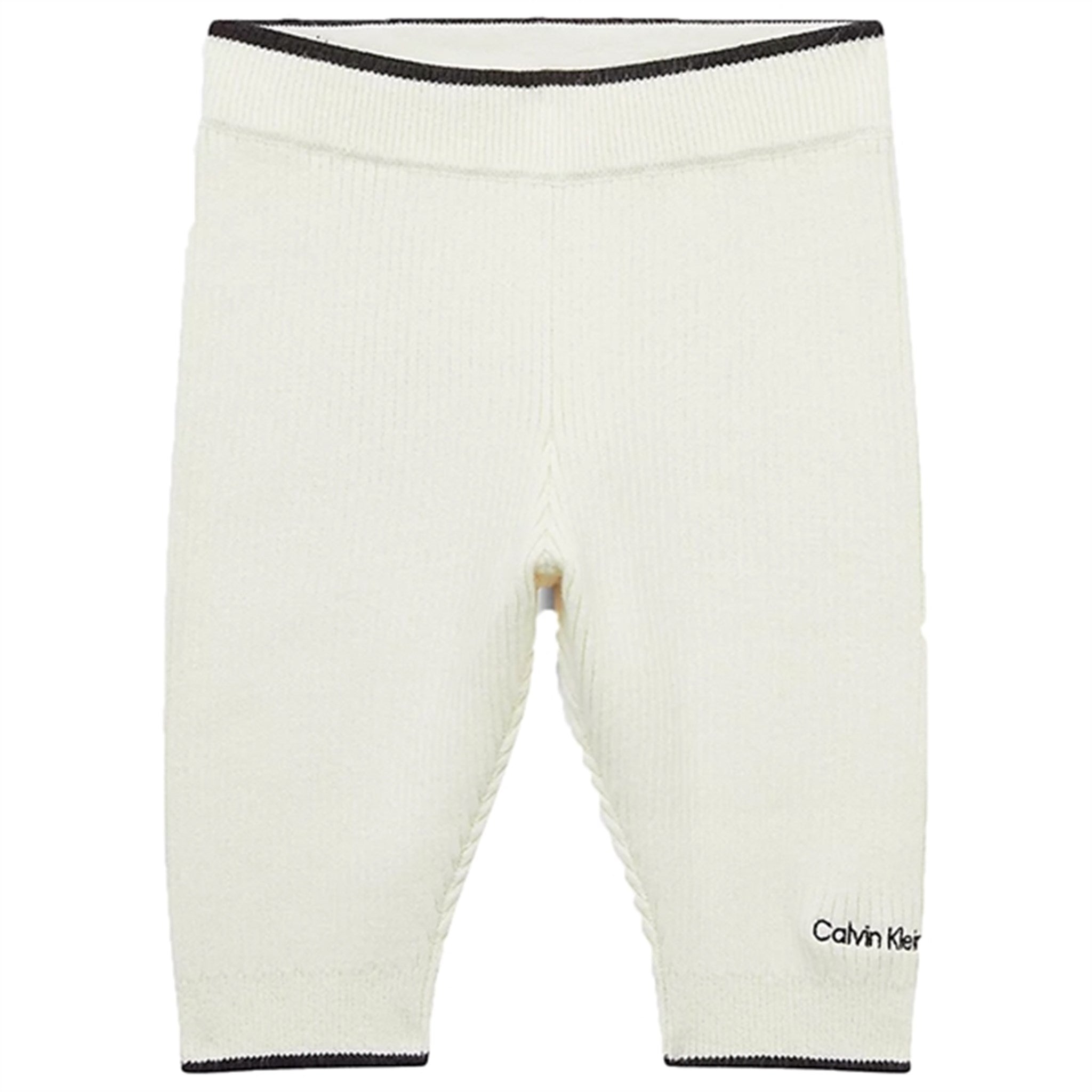 Calvin Klein Contrast Knitted Sweatpants Ivory