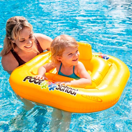 INTEX® Deluxe Baby Float Pool School Step 1 2