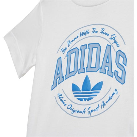 adidas Originals White/Night Indigo Shorts Tee Set 2