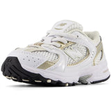 New Balance 530 Kids Bungee Lace Sneakers White