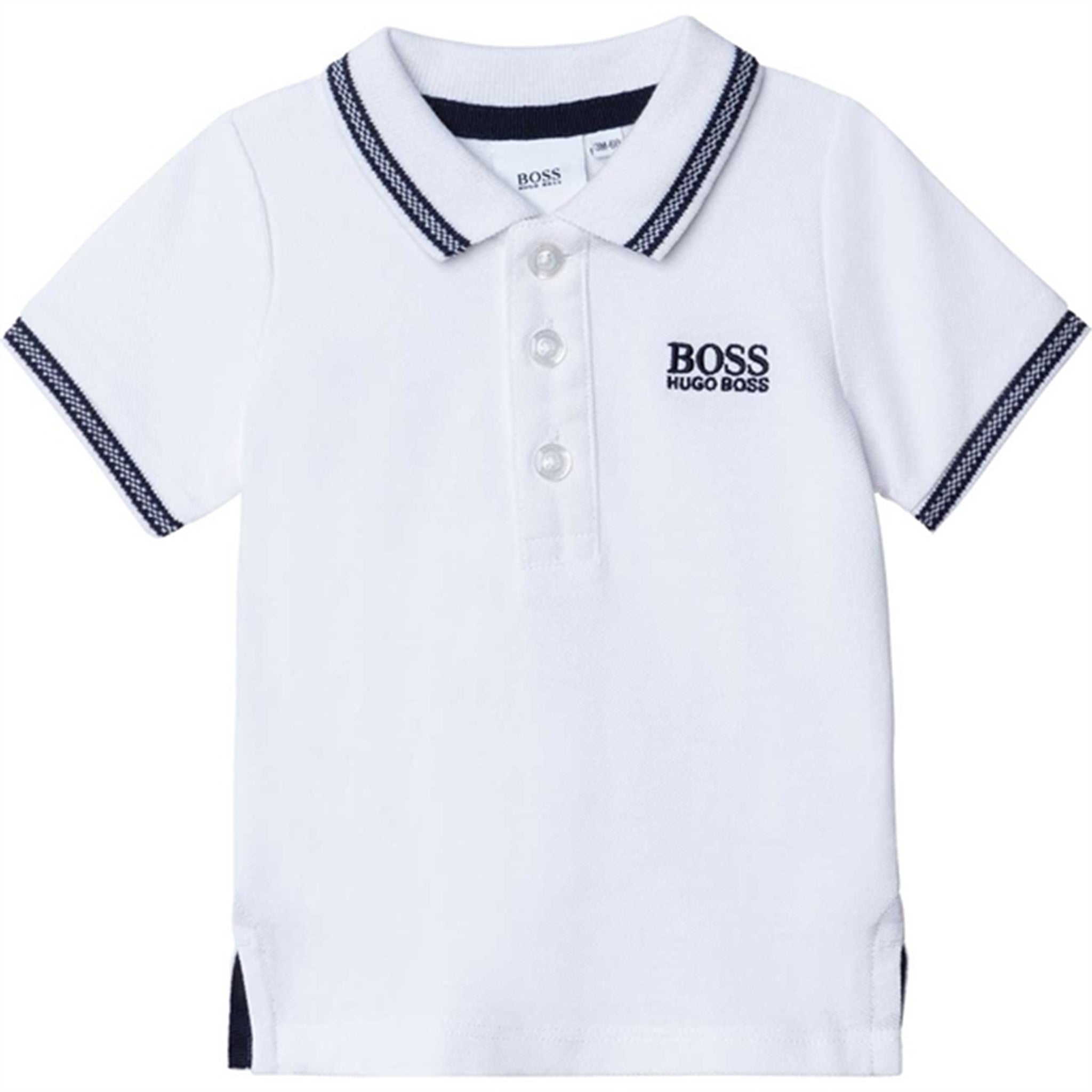 Hugo Boss Boy Short Sleeved Polo White