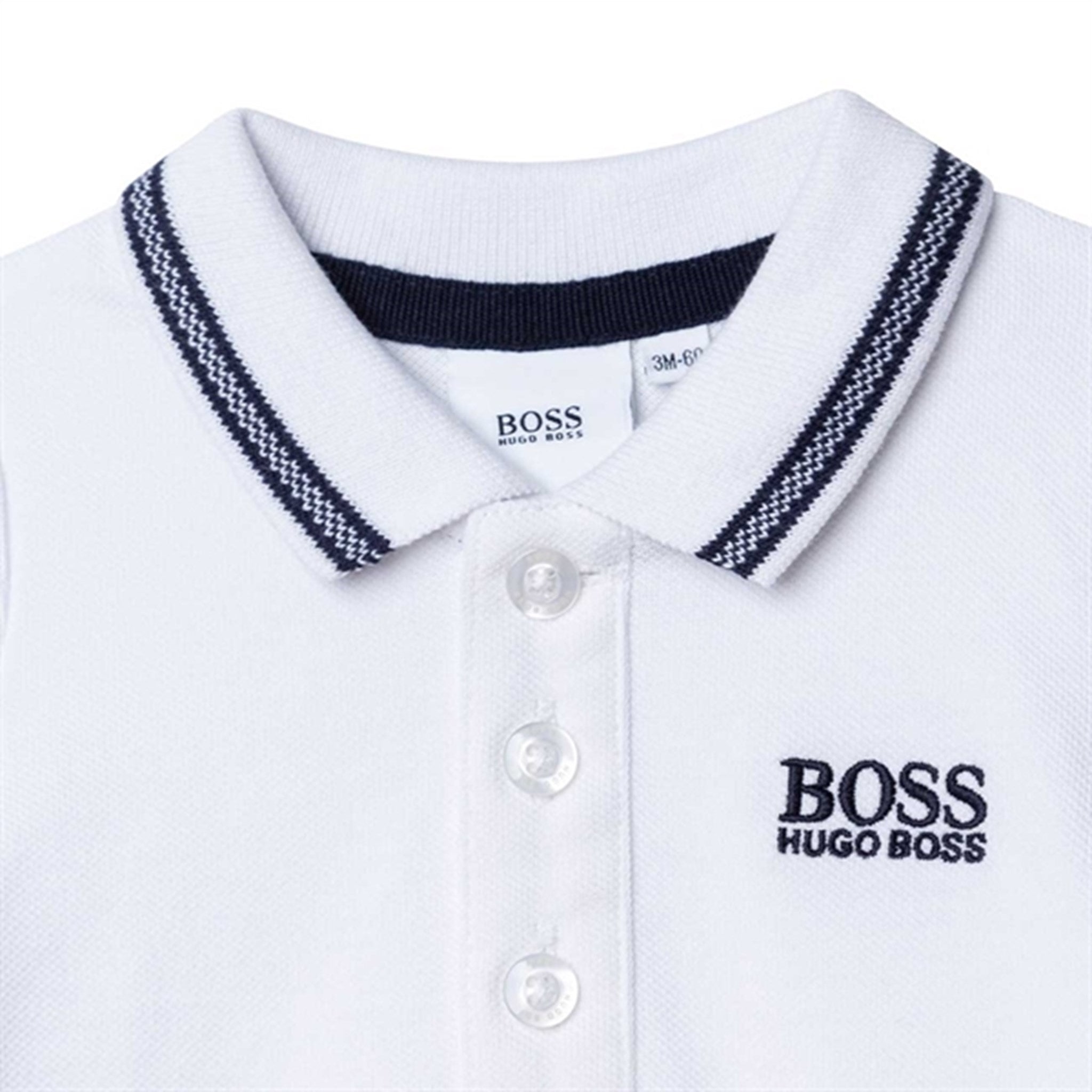 Hugo Boss Boy Short Sleeved Polo White 2