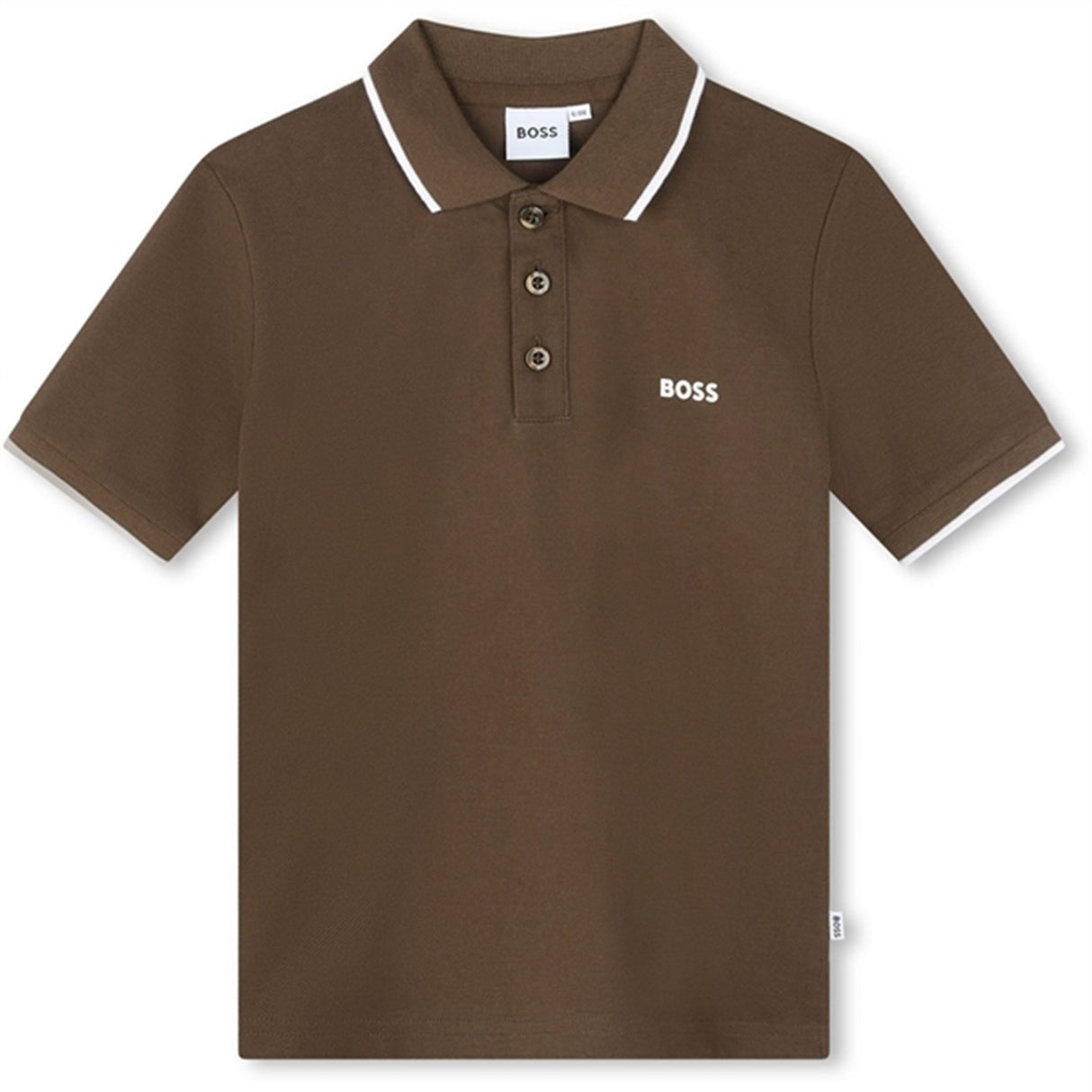 Hugo Boss Brown Polo Short Sleeved