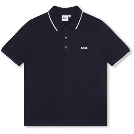 Hugo Boss Navy Polo Short Sleeved