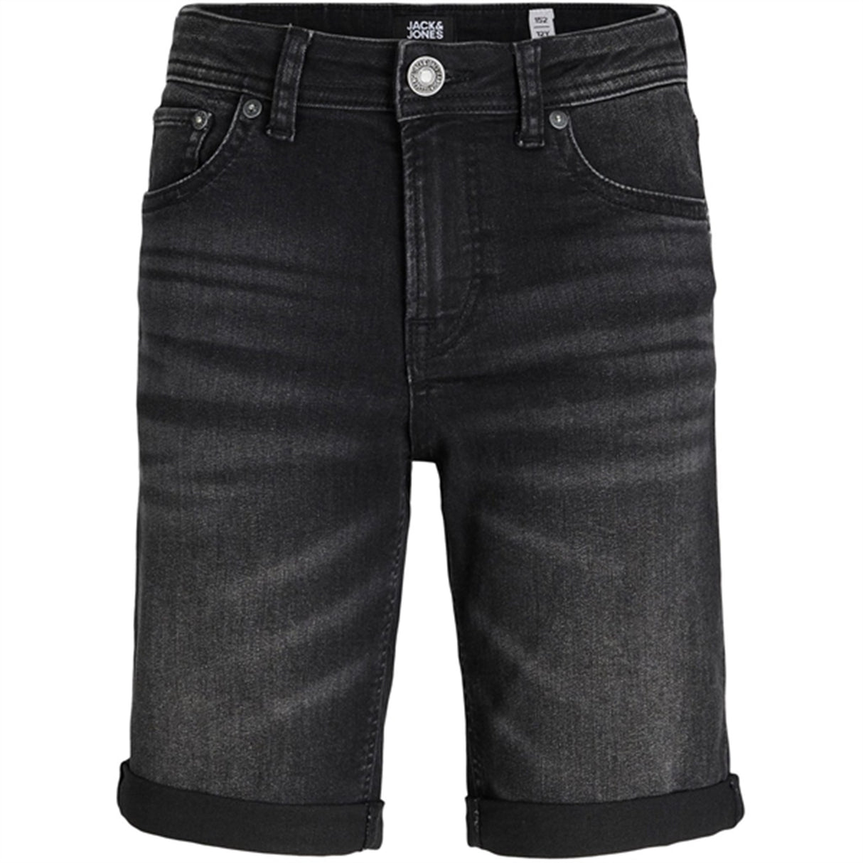 Jack & Jones Junior Black Denim Original Rick Shorts 2350