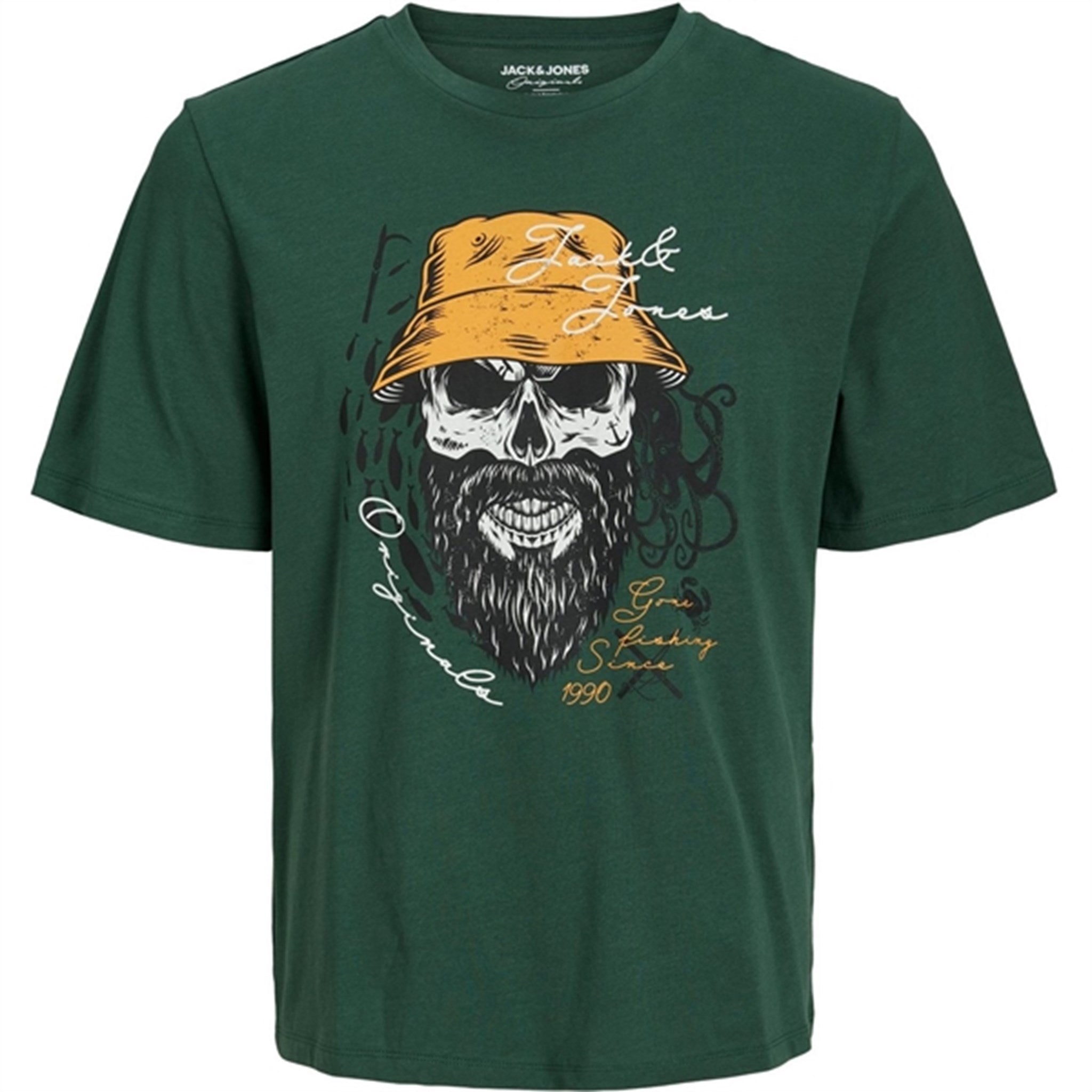 Jack & Jones Junior Trekking Green Roxbury T-Shirt