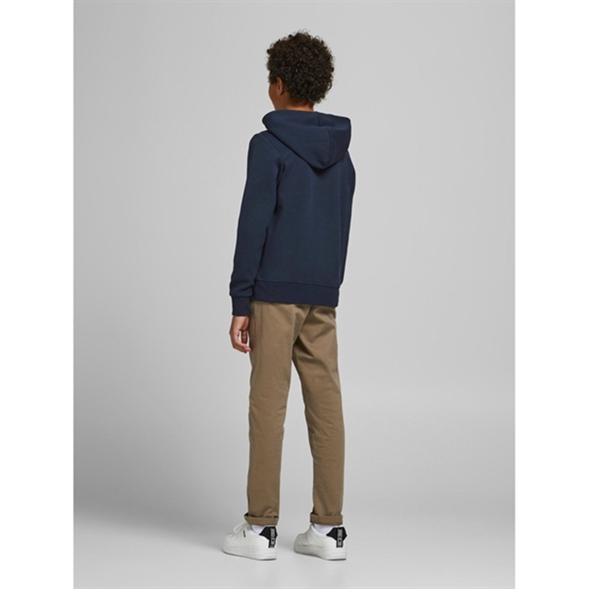 Jack & Jones Junior Navy Blazer Basic Sweatshirt with Zipper Noos 3