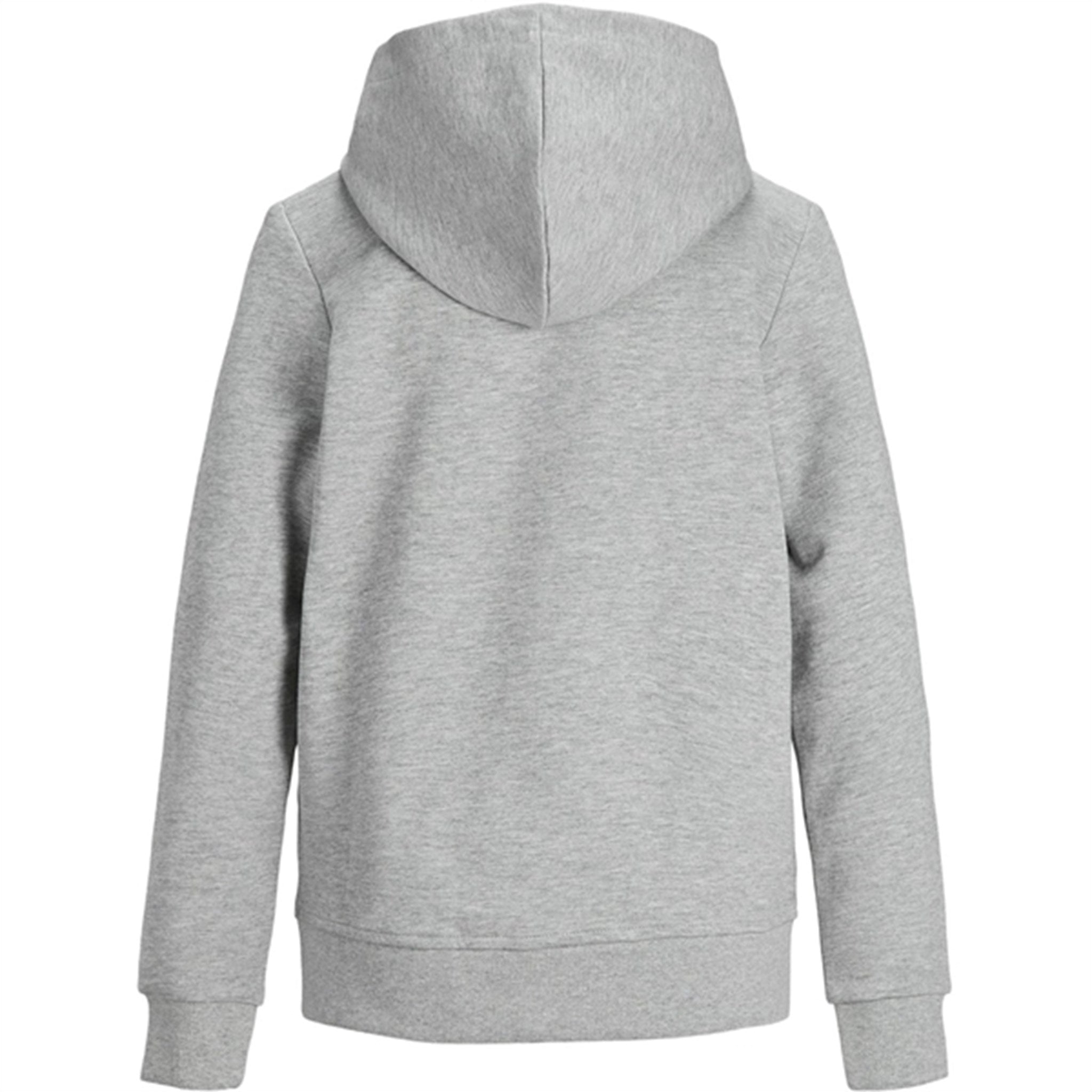 Jack & Jones Junior Light Grey Melange Basic Sweatshirt with Zipper Noos 8