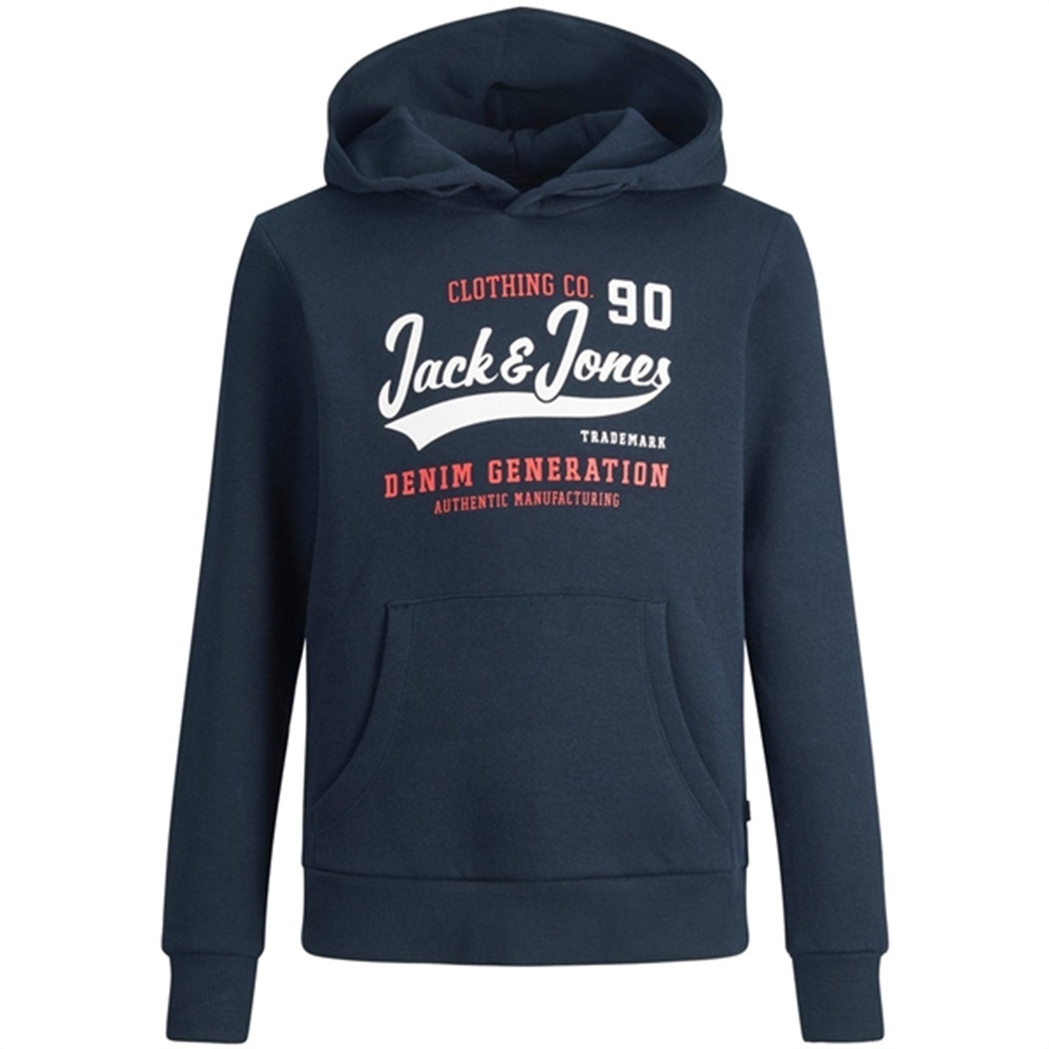 Jack & Jones Junior Navy Blazer Logo Sweat Hoodie Noos