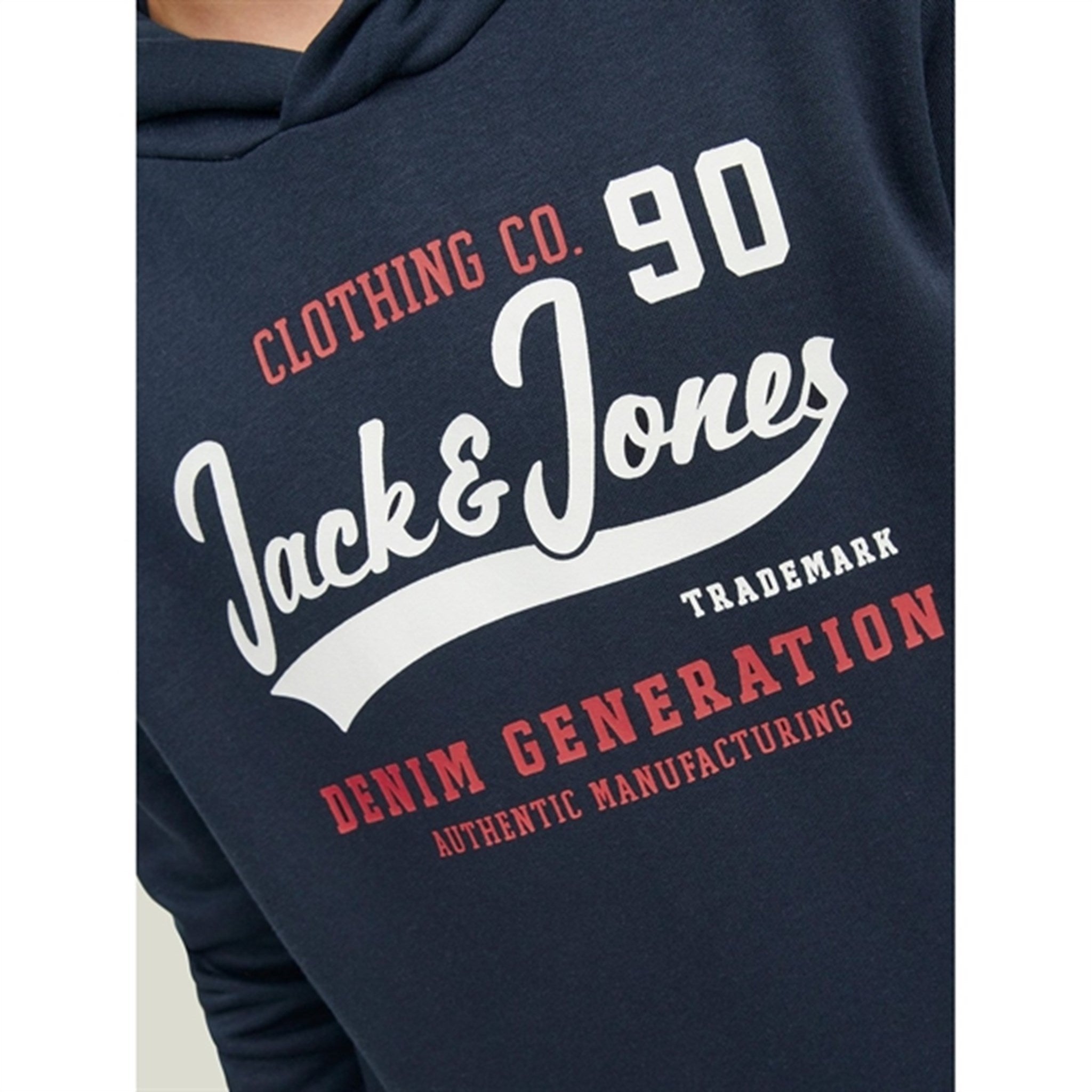 Jack & Jones Junior Navy Blazer Logo Sweat Hoodie Noos 5