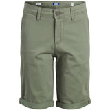 Jack & Jones Junior Deep Lichen Green Bowie Solid Shorts