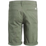 Jack & Jones Junior Deep Lichen Green Bowie Solid Shorts 8