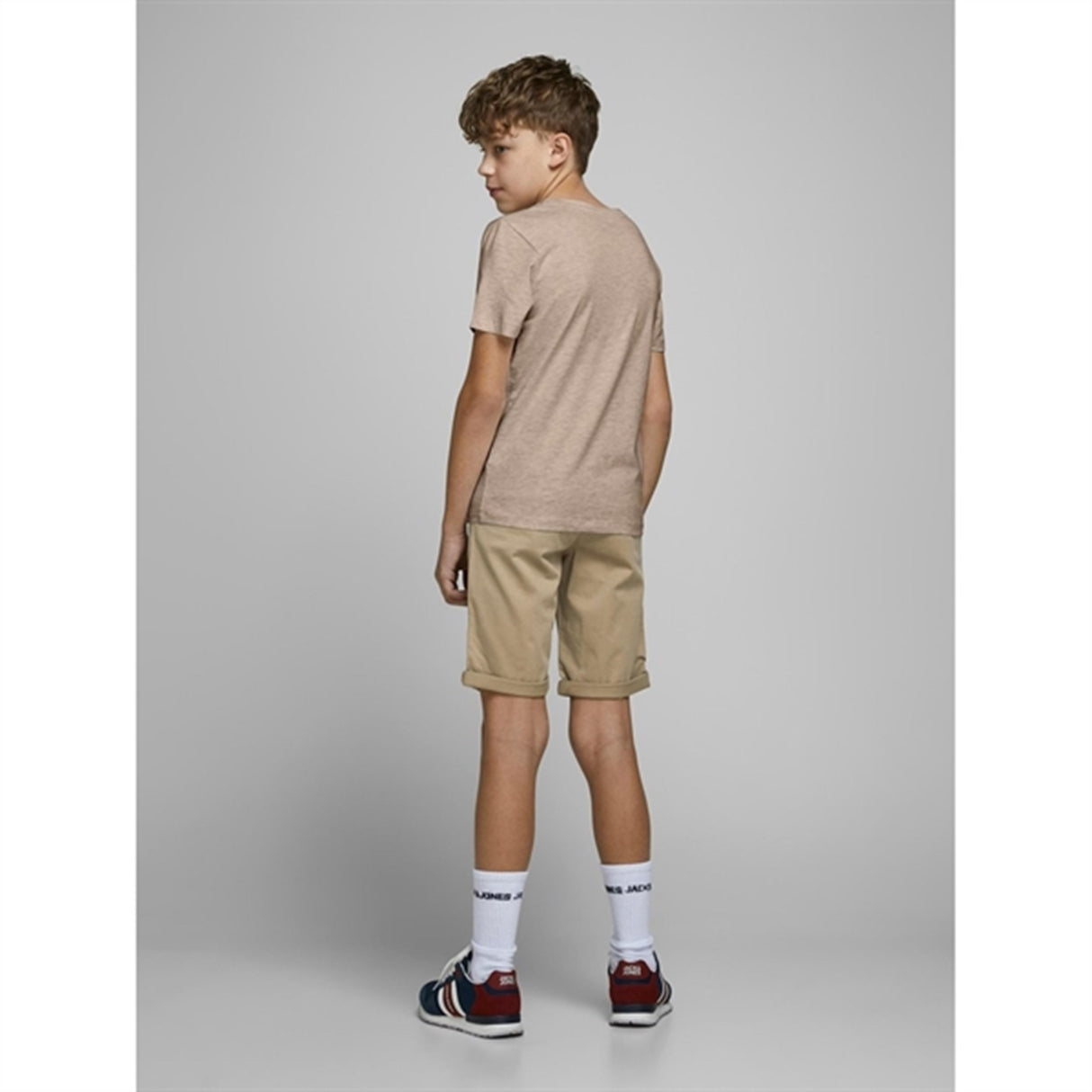 Jack & Jones Junior Oxford Tan Bowie Solid Shorts 3