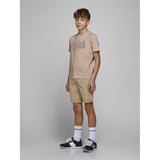 Jack & Jones Junior Oxford Tan Bowie Solid Shorts 4