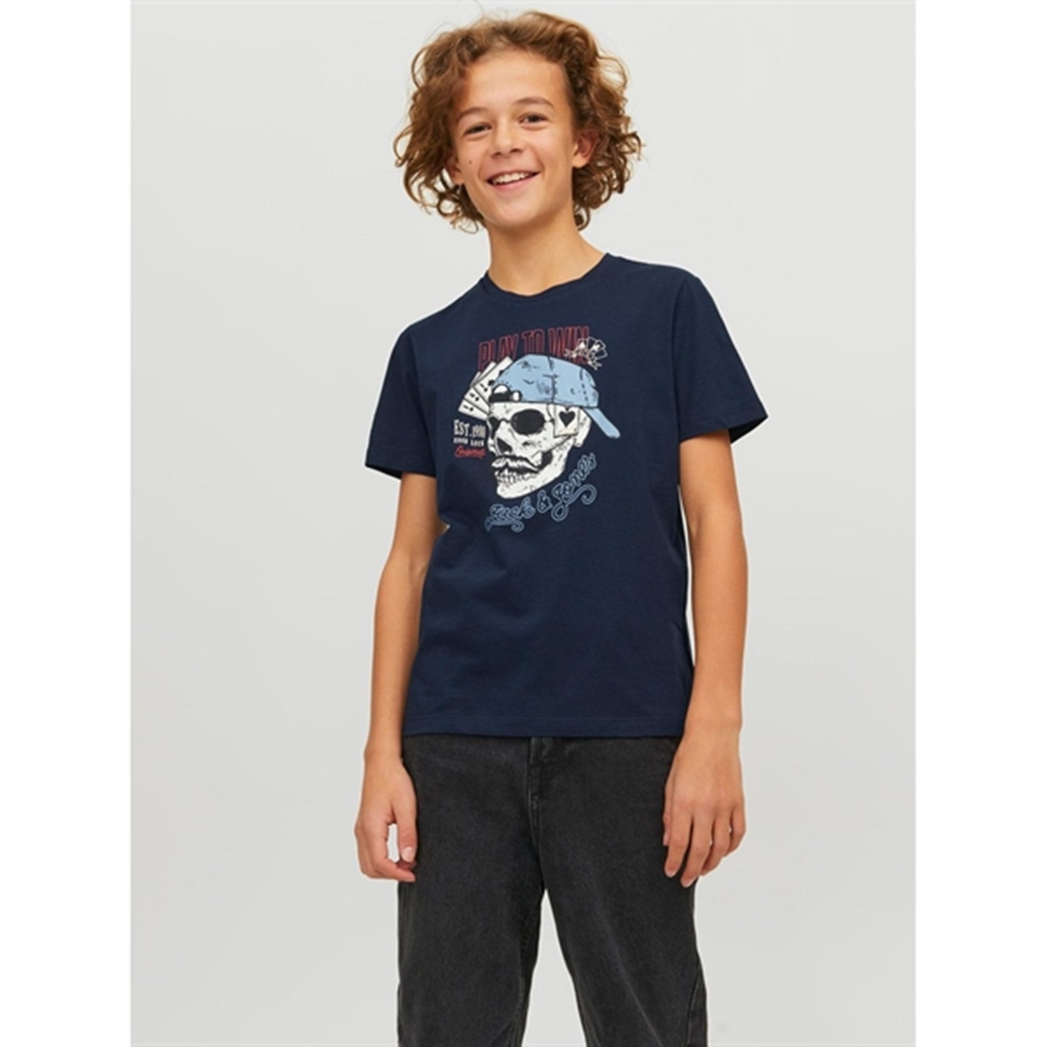Jack & Jones Junior Navy Blazer Roxbury T-Shirt 4
