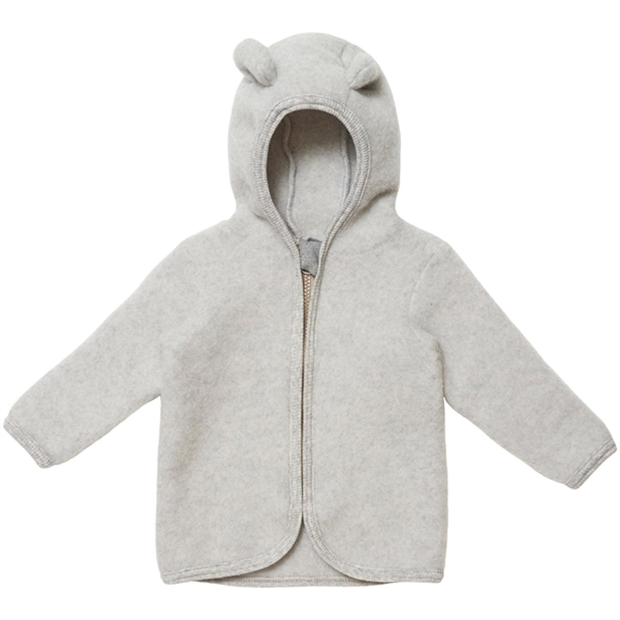 Huttelihut Wool Jackie Baby Jacket Light Grey