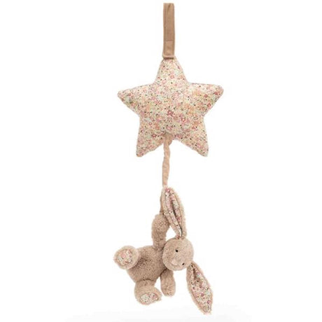 Jellycat Bashful Bunny Blossom Beige Musical Pull 28 cm